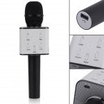 Wholesale Karaoke Microphone Portable Handheld Bluetooth Speaker KTV (Black)